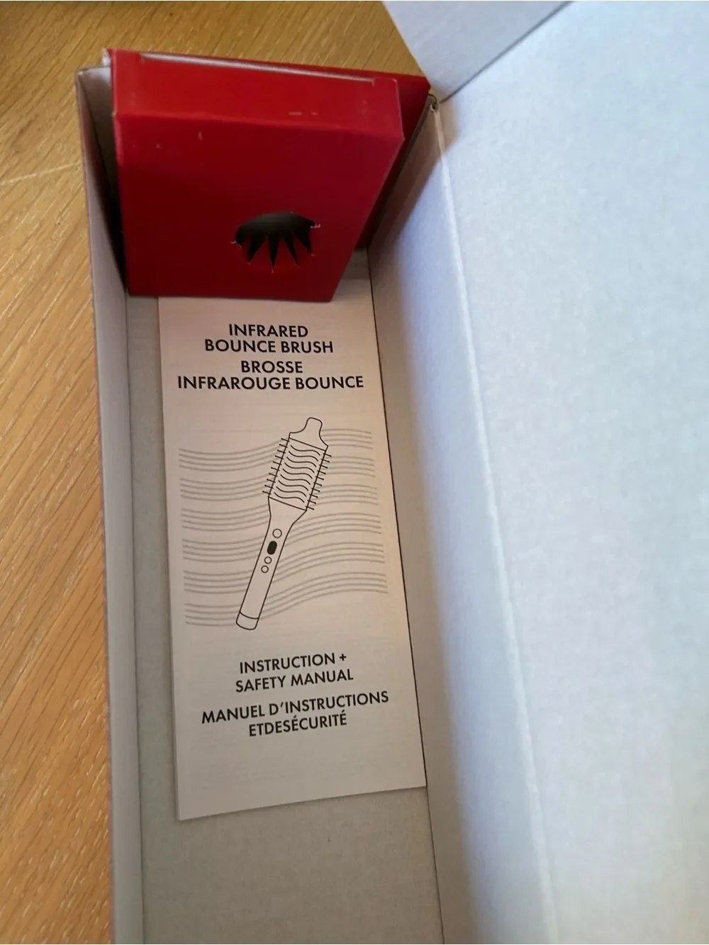 BONDI BOOST Infrared Bounce Thermal Brush, 1.65” barrel, sample brush. Minor use